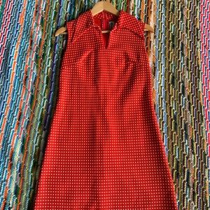 Vintage Red Polka Dot Dress